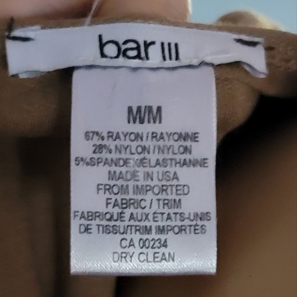 Bar 111 Bodycon Colorblock Knee Length Dress Medium NWOT - Picture 4 of 4